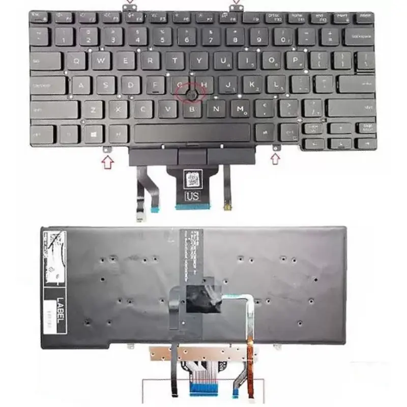 كيبورد لاب توب Dell Latitude 5400 5401 5410 أصلي P98G - عربي/إنجليزي