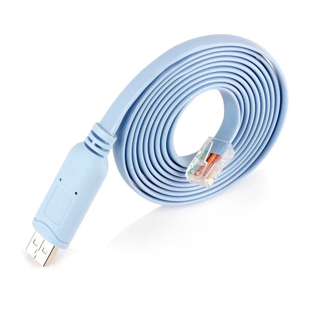 كابل USB To RJ45 For Cisco USB Rollover Console Cable Debug Line For Router RJ45