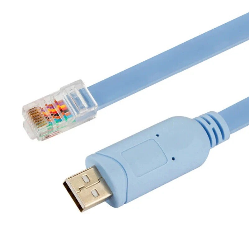 كابل USB To RJ45 For Cisco USB Rollover Console Cable Debug Line For Router RJ45