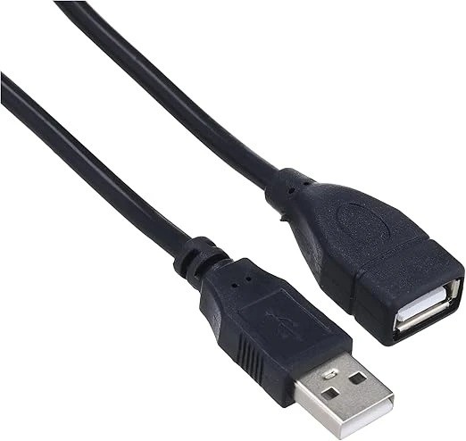 كابل USB ذكر إلى أنثى لتمديد التوصيل
