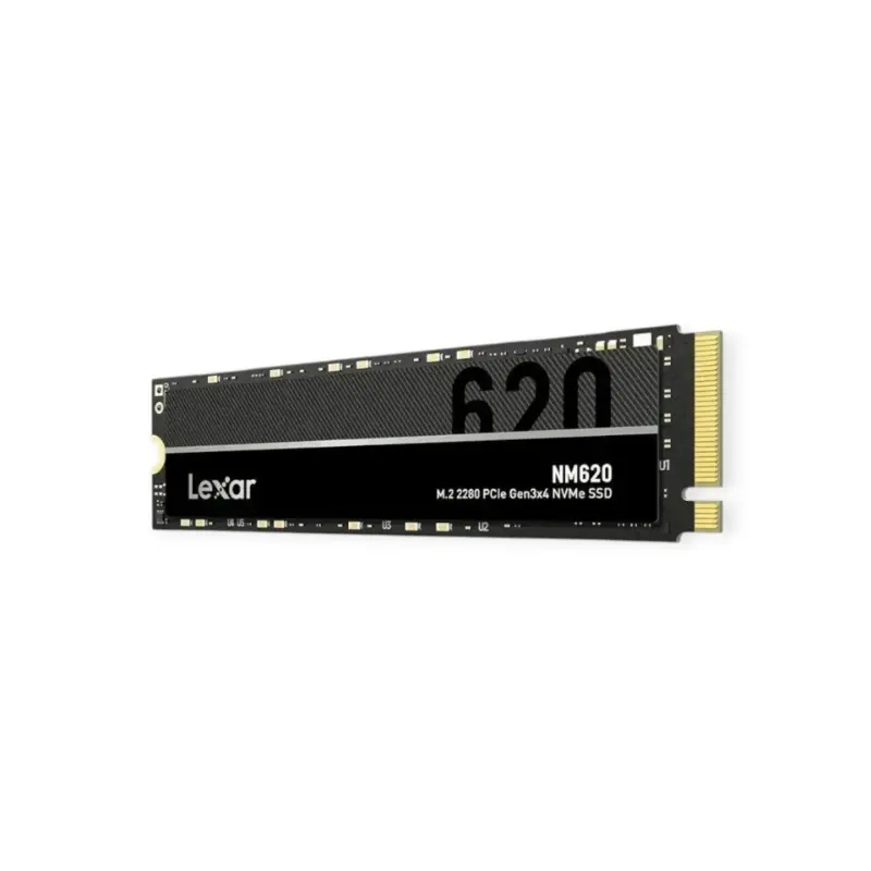 Lexar NM620 256GB M.2 2280 PCIe Gen3x4 NVMe SSD – سرعة قراءة 3300MB/s وكتابة 1300MB/s