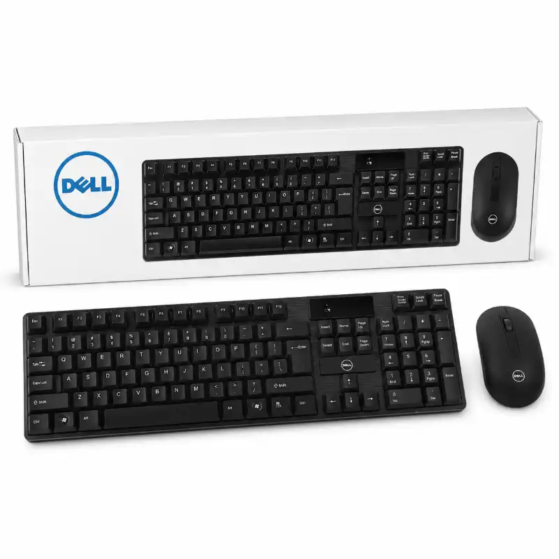 طقم كيبورد وماوس ديل لاسلكي (Dell Wireless Combo) | تصميم مريح وإنتاجية بلا حدود